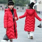 -30 Degrees new Russian Winter Children Hooded Jackets Girl Warm Thickened Outerwear & Coats Kids Outdoor Cold Cotton Jacket(China)