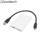 (100pcs/lot) 1.8 inch Micro sata 16pin 7+9 SSD to USB 3.0 External Hard disk Enclosure Black for Laptop & PC & Macbook