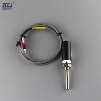 -50~300 degree RTD sensor Thermal resistance PT100 temperature sensor RTD probe with 1m wire