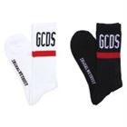 (3 Pairs/lot) Mens Womens Socks Harajuku Funny Socks GCDS Letter Cotton Socks Kawaii Women Socks Casual Comfortable White Black(China)